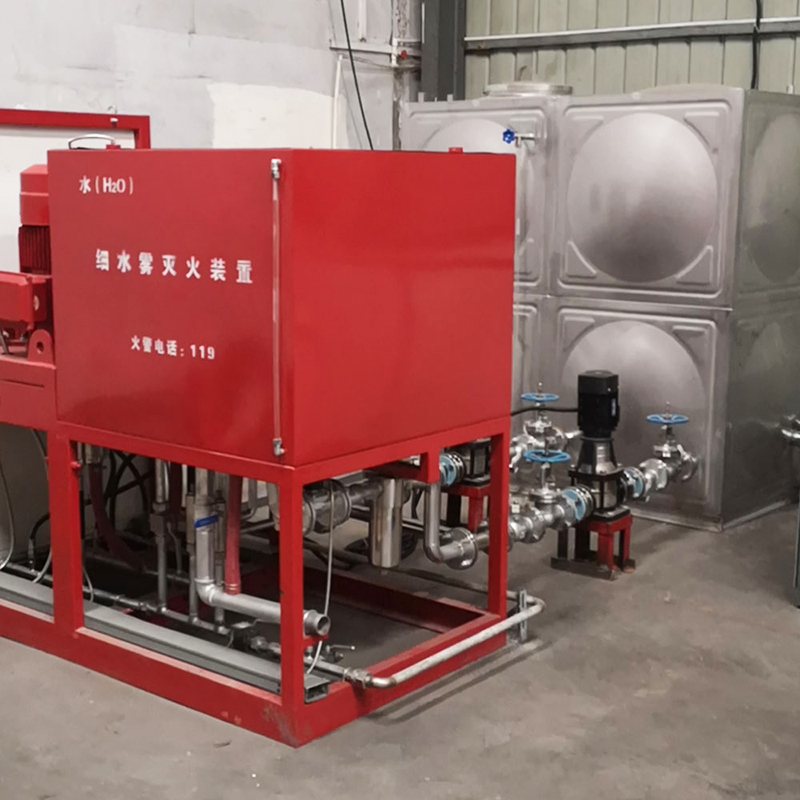 聯縱高壓細水霧滅火裝置 開式閉式細水霧泵組閥組噴頭  高壓細水霧消防自動滅火系統